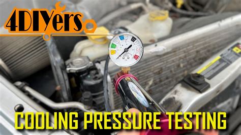 pressure tester for cooling systems